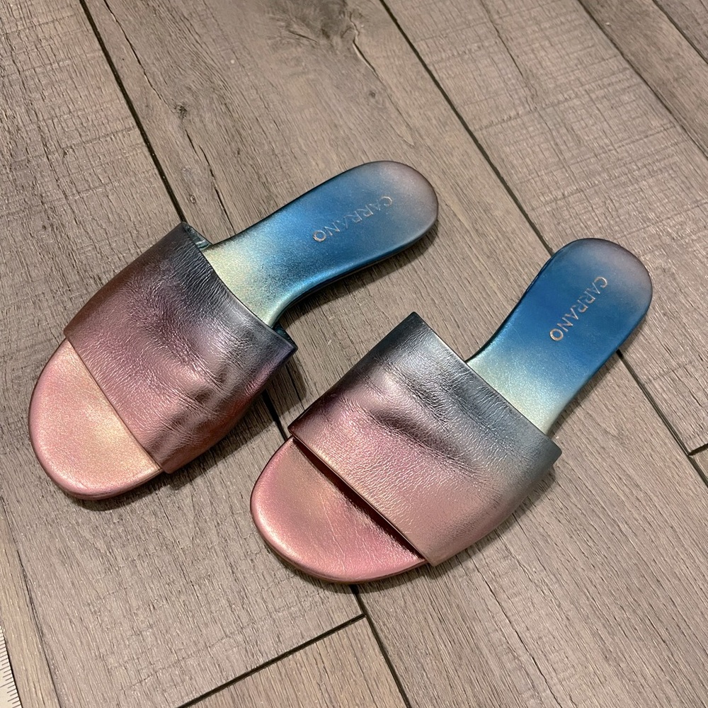 Carrano made in Brazil ombre slides size 7